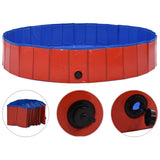 Vidaxl Dog Swimmingpool zusammenklappbar 160 x 30 cm PVC Rot