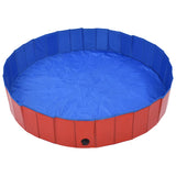 Vidaxl Dog Nwimming Pool Plegable 160x30 cm PVC Rojo