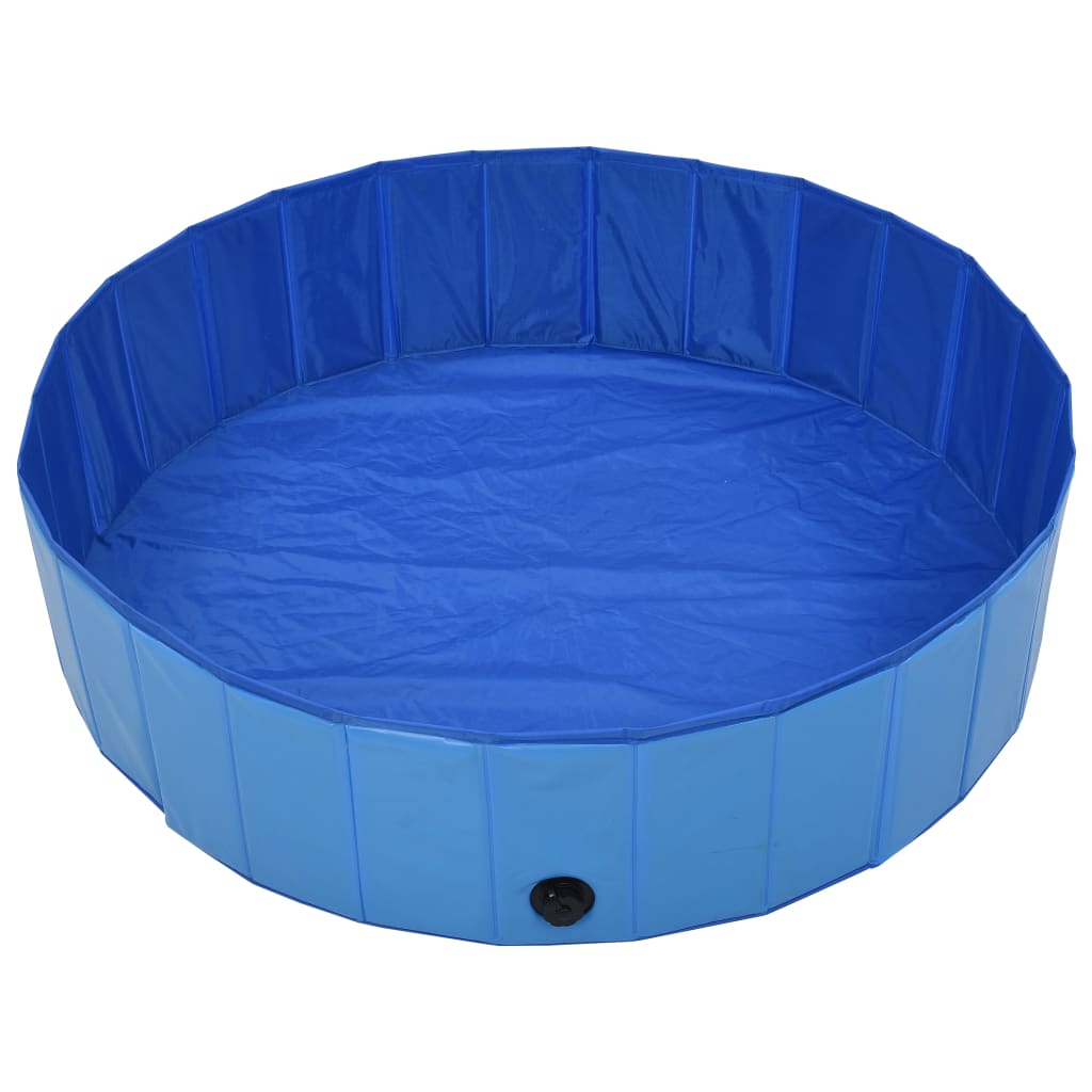 Vidaxl Dog Nwimming Pool Plegable 120x30 cm PVC Azul