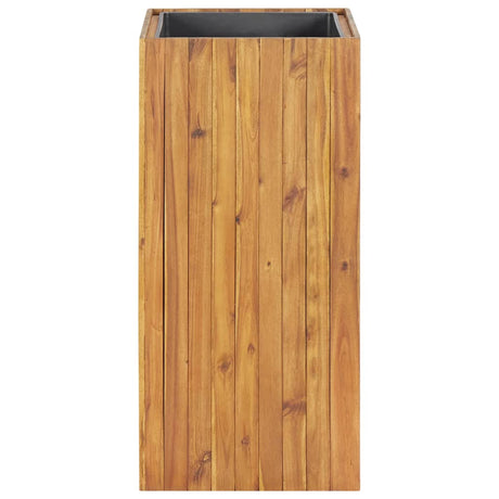 Vidaxx Pflanzgefäß erhöht 43,5x43,5x90 cm aus massivem Akazienholz