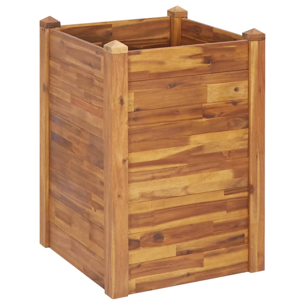 VIDAXL Planter hevet 60x60x84 cm Solid Acacia Wood