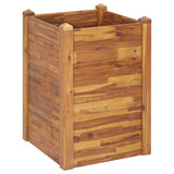 Vidaxl Planter opgeworf 60x6084 cm Solcia Wood