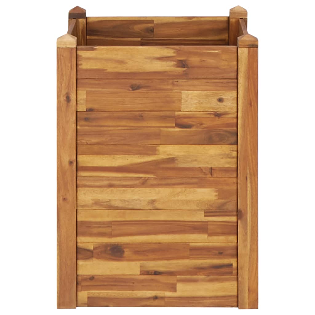 VidaXL Planter raised 60x60x84 cm solid acacia wood