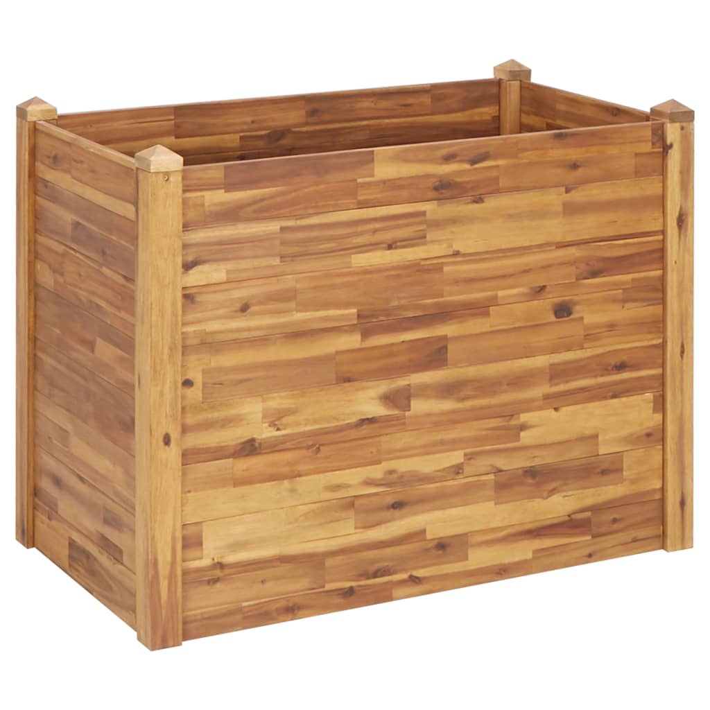 Plánovací box Vidaxl zvednul 110x60x84 cm pevné dřevo Acacia