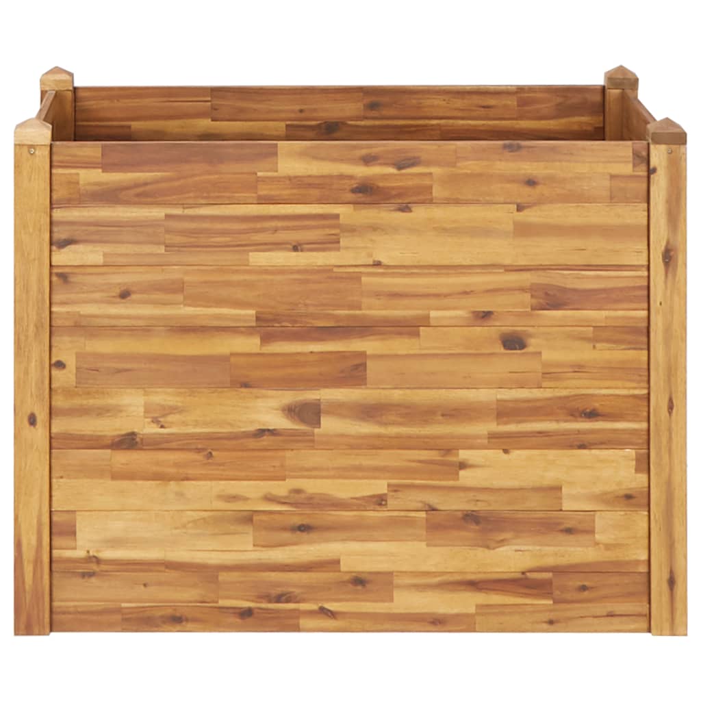 Plánovací box Vidaxl zvednul 110x60x84 cm pevné dřevo Acacia