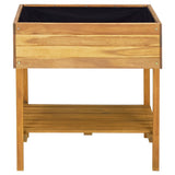 VIDAXL -Pflanzer erhöht 78,5 x 58,5 x 78,5 cm Festes Akazienholz
