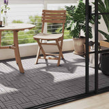 Vidaxl Terrace -fliser 10 stk 30x30 cm Solid Acaciahout Graywash