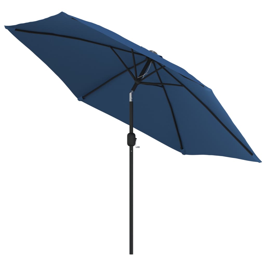 Vidaxl Parasol with metal pole 300 cm blue