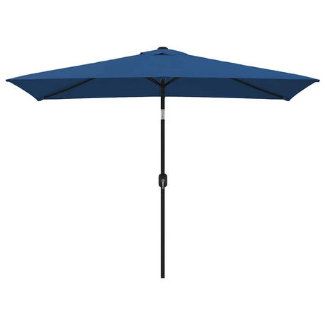 Vidaxx Sonnenschirm mit Metallstange 300x200 cm azurblau