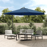 Parasol flotante de Vidaxl con polo de aluminio 350 cm azul