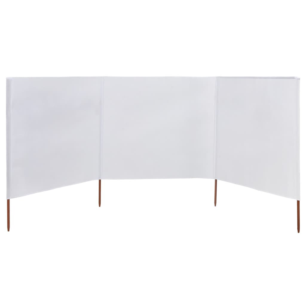 Vidaxl Windshield 3 Panels 400x160 cm Stoff Sandware