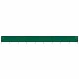 Vidaxl Windschutzscheibe 9 Paneele 1200x160 cm Stoff grün
