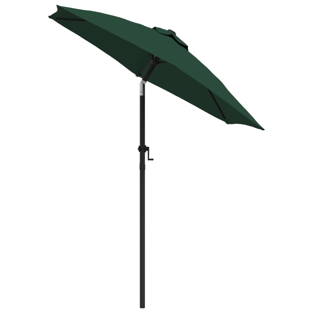 Vidaxl Parasol 200x224 cm aluminiowy zielony