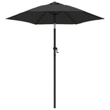 Vidaxl Parasol 200x224 cm Aluminium -Anthrazit