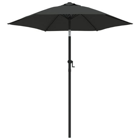 Vidaxl Parasol 200x224 cm Aluminium -Anthrazit