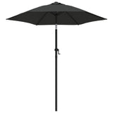 Vidaxl Parasol 200x224 cm Aluminium -Anthrazit