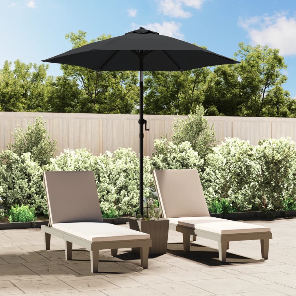 Vidaxl Parasol 200x224 cm antracitu hliníku