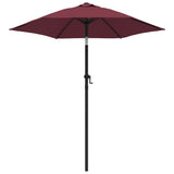 Vidaxl Parasol 200x224 cm en aluminium Bordeaux Red