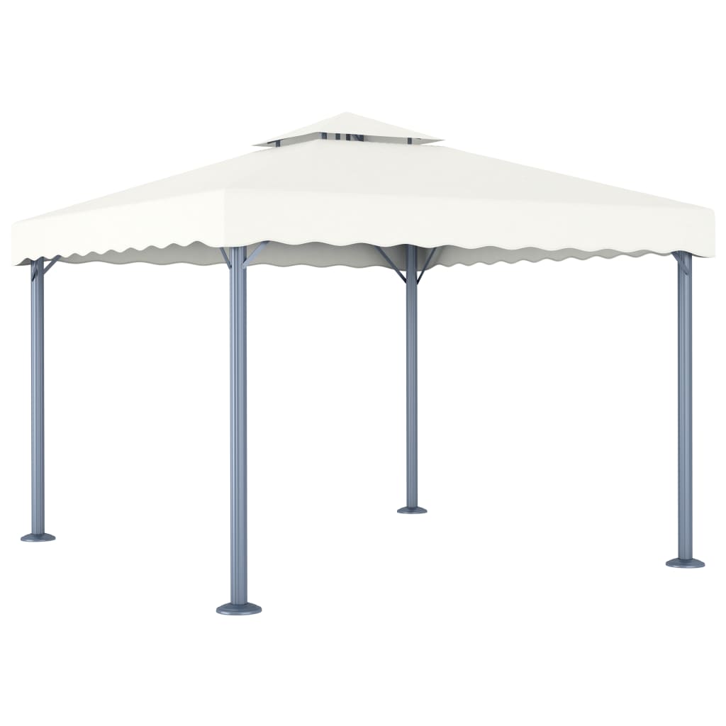 Vidaxl arbor 300x300 cm aluminum cream