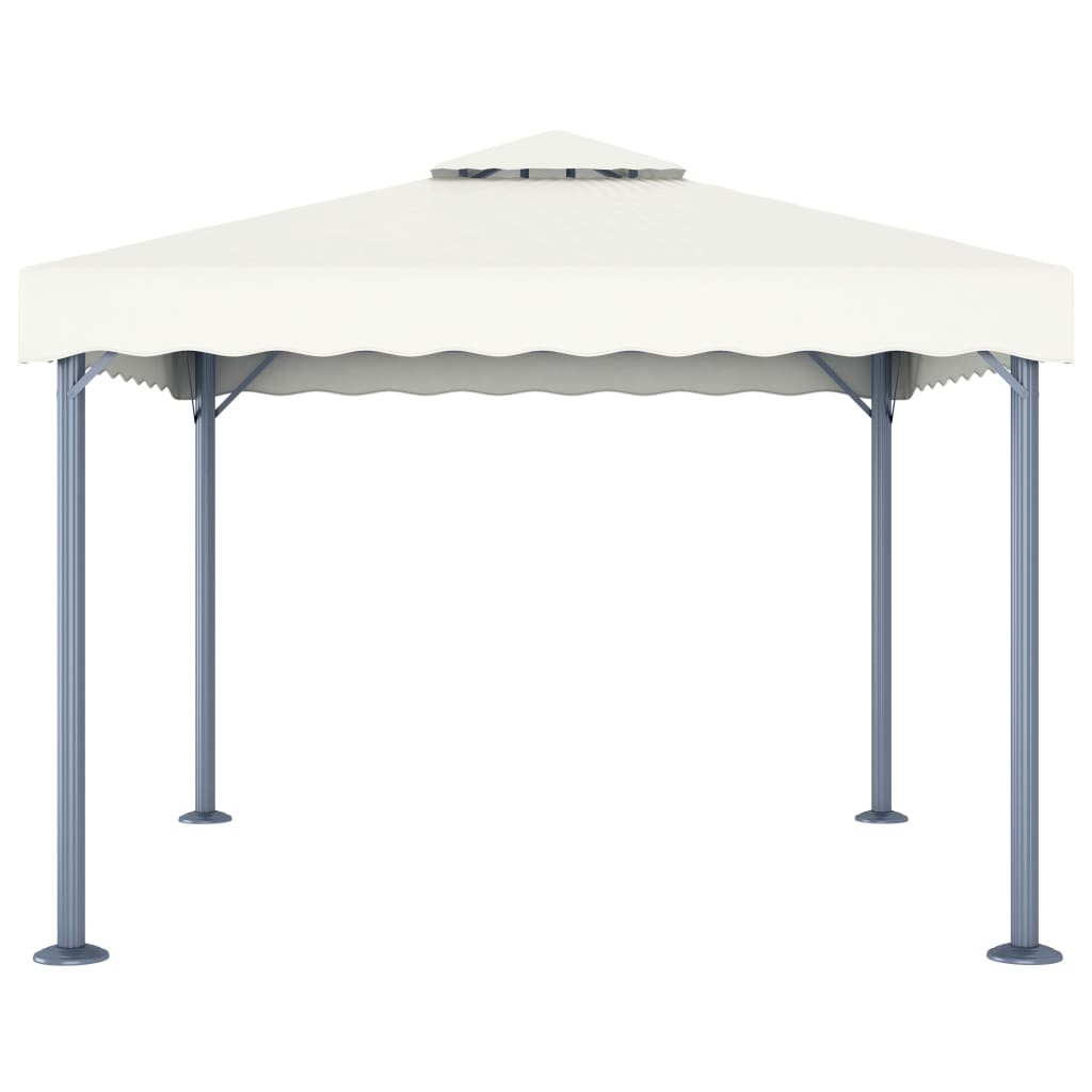 Vidaxl arbor 300x300 cm aluminum cream