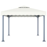 Vidaxl Arbor 300x300 cm Crema in alluminio