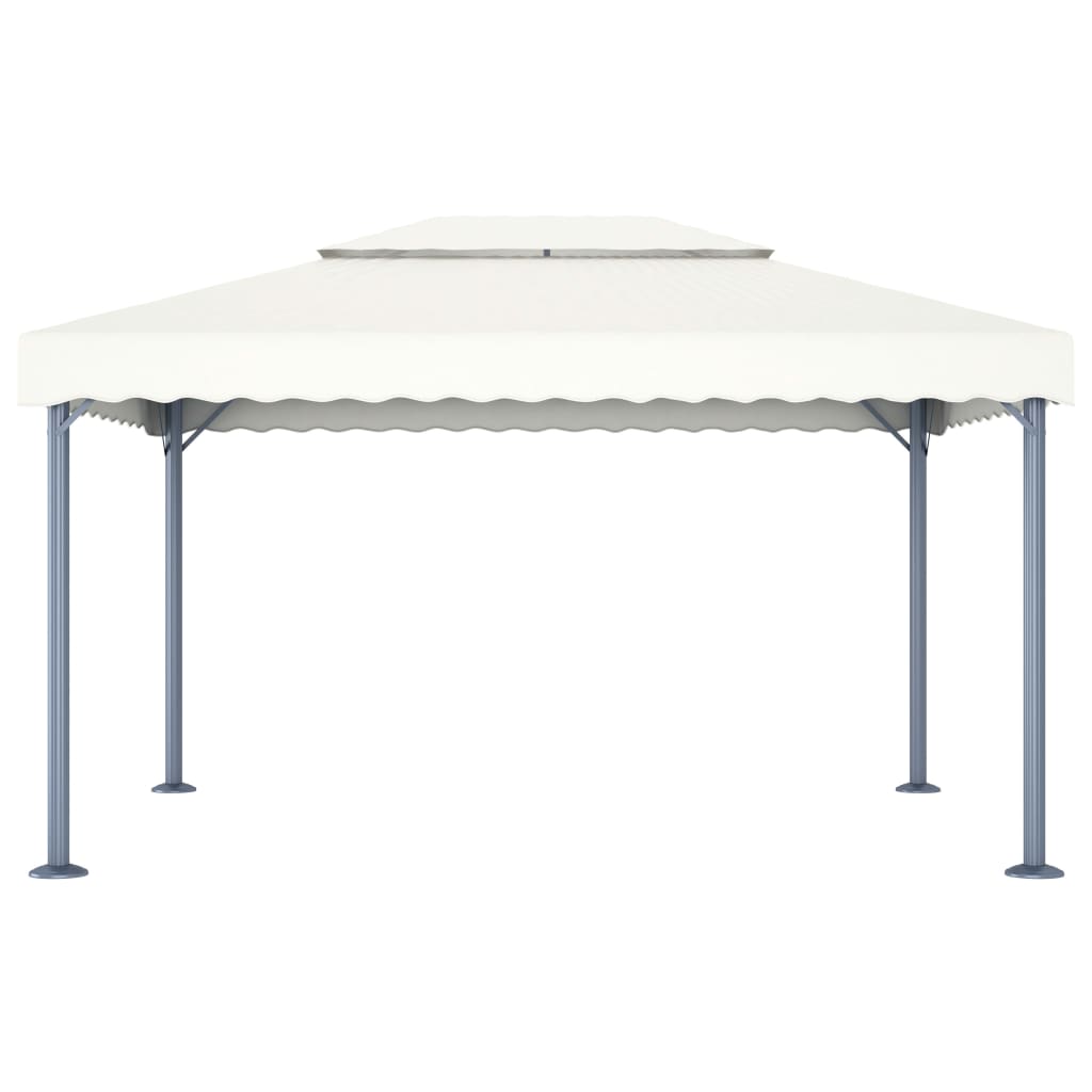 Vidaxl arbor 400x300 cm Aluminum Creme