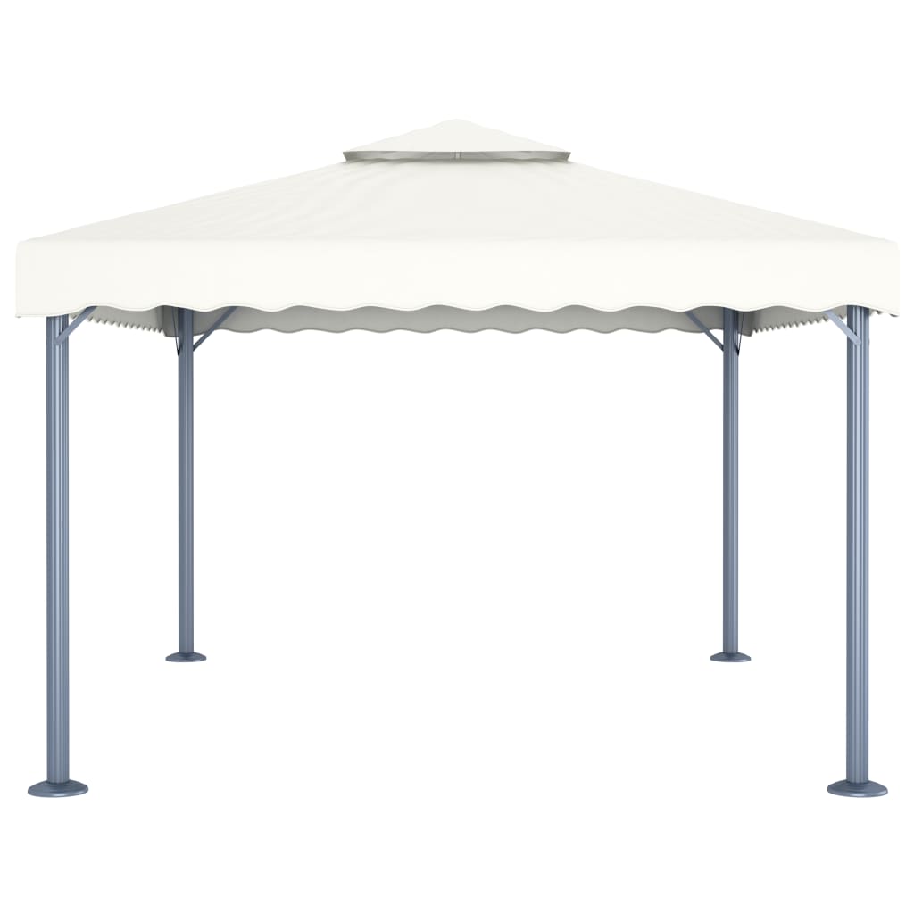 Vidaxl arbor 400x300 cm Aluminum Creme