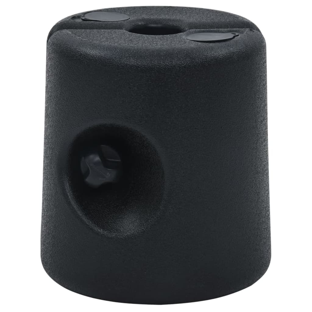 Vidaxl arbor weights 4 st PE Black