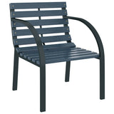 Vidaxl tuinstoelen 2 st hout grijs