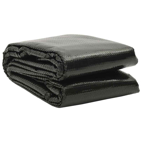 Vidaxl Schwimmbad Abdeckung 732x366 cm pe schwarz