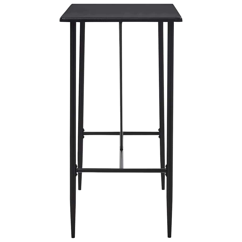 Vidaxl bartafel 120x60x110 cm mdf zwart