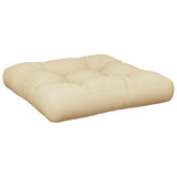 Vidaxl Palette Cushion 60x61.5x10 cm Stoff Beige