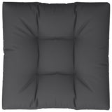 Vidaxl Pallet Cushion 80x80x12 CM Fabric Negro