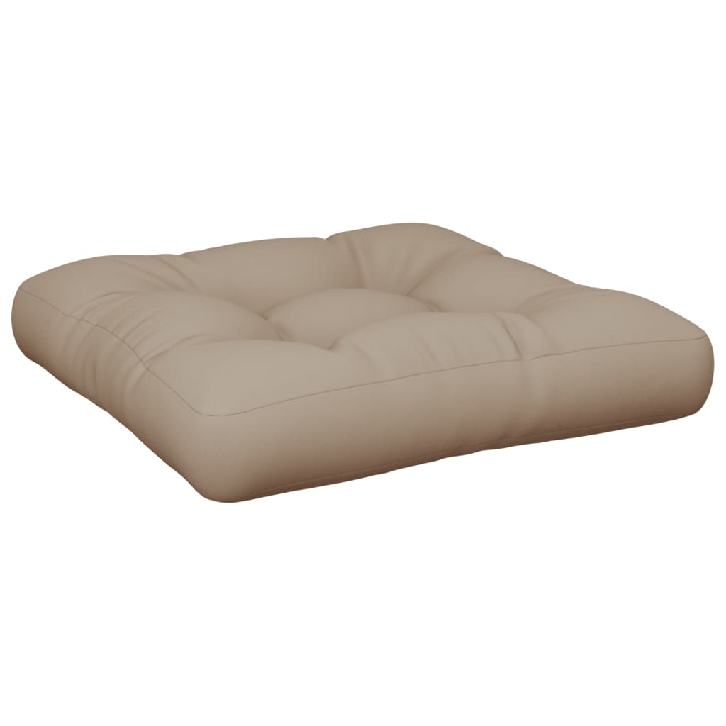 Vidaxl Palette Cushion 50x5012 cm Stoff Taupe