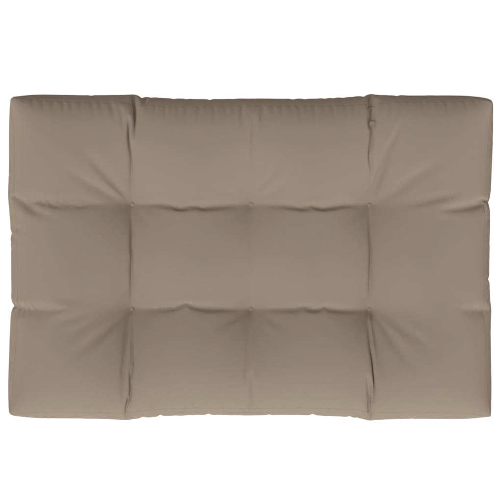 Vidaxl paleta blazina 120x80x12 cm tkanina taupe