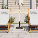Vidaxl Parasol Fuß 9 kg 40 cm Gusseisen schwarz und bronzefarben