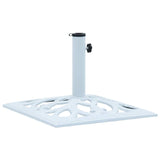 Vidaxl Parasol Foot 12 kg 49 cm en fonte blanche