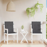 Vidaxl Garden Chair polštář dolní část 2 St. Oxford Fabric Antracit