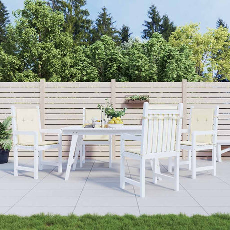 Vidaxx Gartenstuhlkissen niedrige Rückenlehne 4 Stück 100x50x2 cm Oxford-Stoff anthrazit