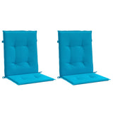 Vidaxl Gartenstuhl Kissen unter Rücken 2 ST 100x50x3 cm Oxford Stoff Blau