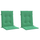 Vidaxl Garden chair cushions Low back 2 st 100x50x3 cm Oxford fabric green