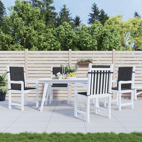 Vidaxl Gartenstuhl Kissen unterer 4 -Stcs 100x50x3 cm Oxford Stoff schwarz