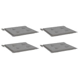 Vidaxl Gaart Charg Cushionen 4 PCS 40x4xxx3 cm Oxford Stoff Grey