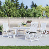 Vidaxl Gartenstuhl Kissen 4 Stcs 40x40x4 cm Oxford Stoff schwarz