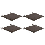 Vidaxl Gartenstuhl Kissen 4 Stcs 40x40x4 cm Oxford Stofftaupe