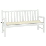 Vidaxl Garden Bench Cushion 200x50x3 cm Oxford Fabric Crème -farget