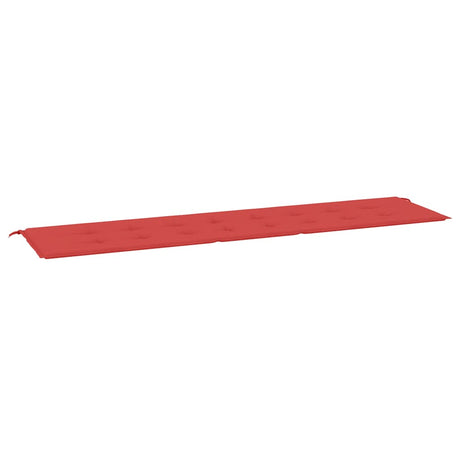 Vidaxl Garden Bench Kissen 200x50x4 cm Oxford Stoff rot