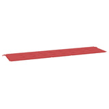 Vidaxl tuinbankkussen 200x50x3 cm oxford stof rood