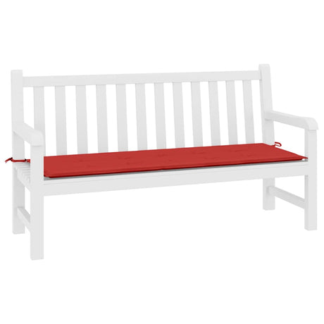 Vidaxl Garden Bench Kissen 200x50x4 cm Oxford Stoff rot