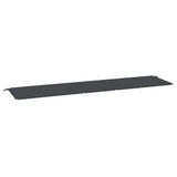 Vidaxl Garden Bench Kissen 200x50x4 cm Oxford Stoff schwarz